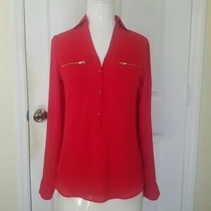 Express Red Shirt XXS